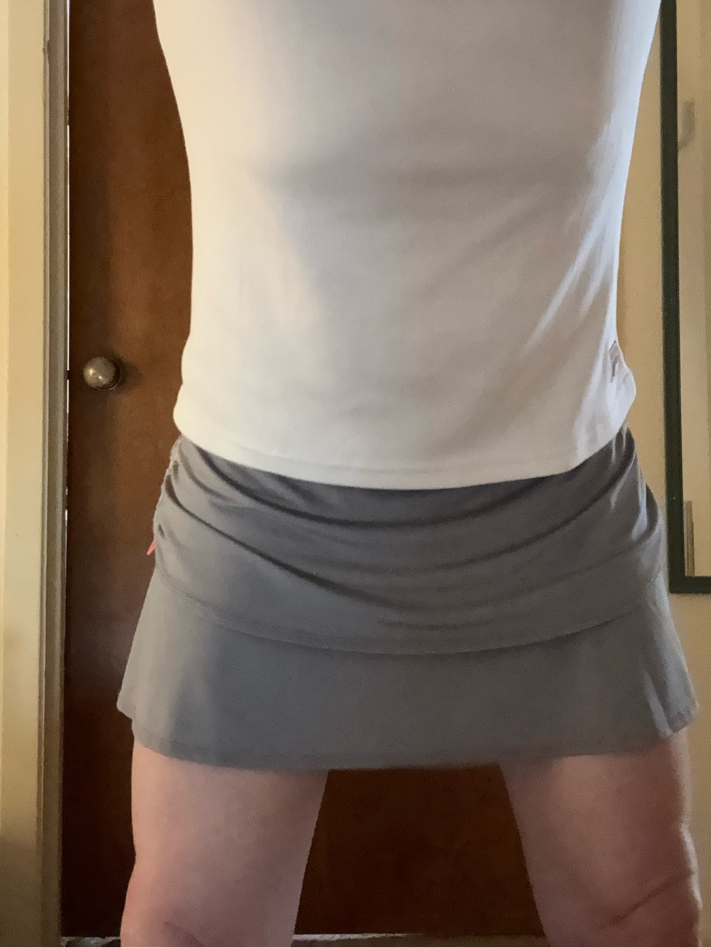 Lucky in Love Gray Seamless Bandeau Shapewear Top